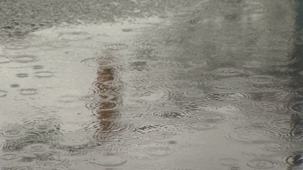 Rain falls in Metro Vancouver.