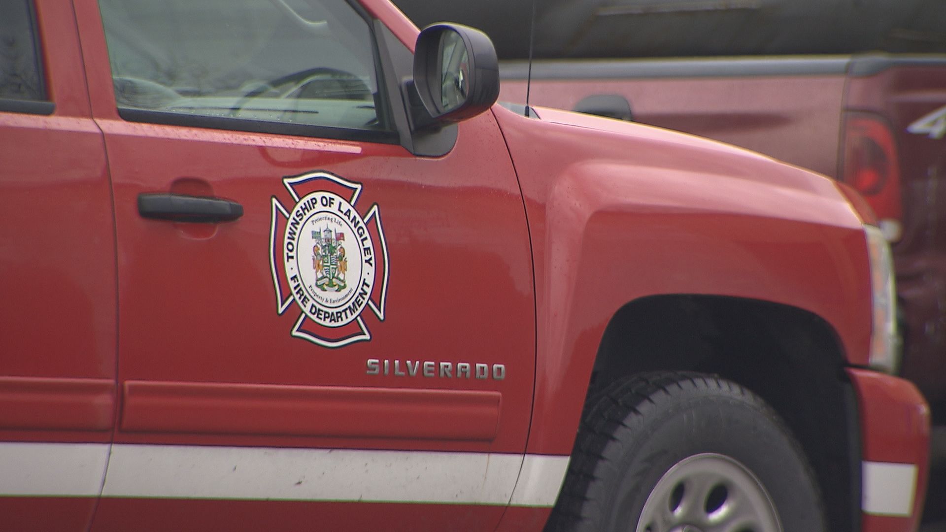 A Langley Township Fire Department vehicle