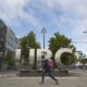 The UBC sign is pictured at the University of British Columbia in Vancouver on April 23, 2019.