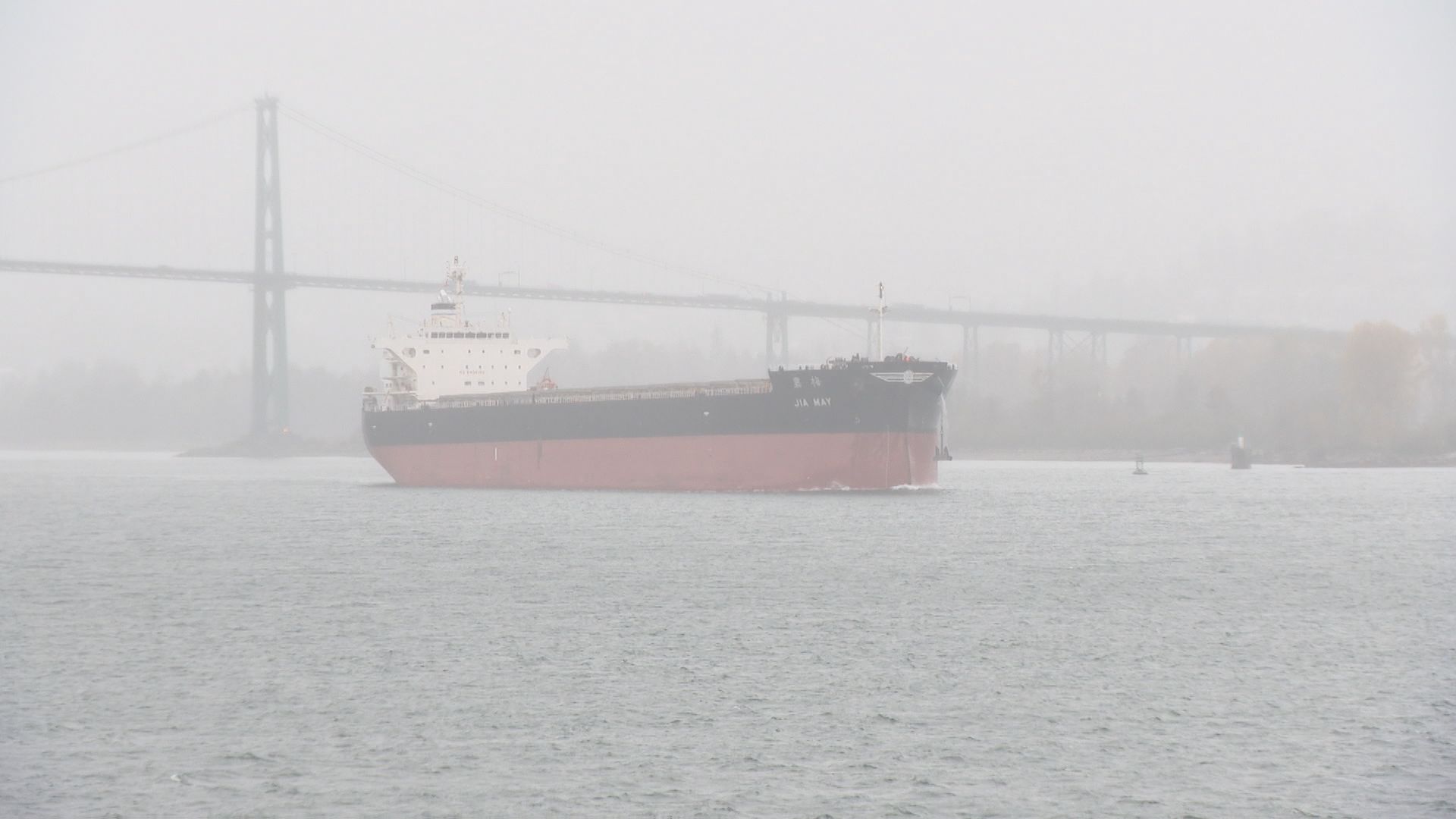 The Lower Mainland in the middle of an atmospheric river weather event Oct. 18, 2024.