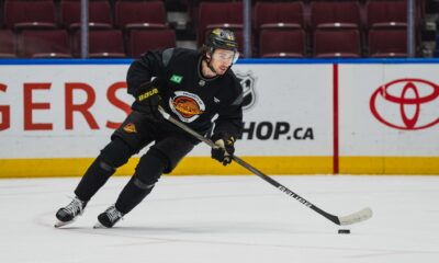 Vancouver Canucks Captain Quinn Hughes during training on Tuesday, Oct. 29. (Courtesy Vancouver Canucks)