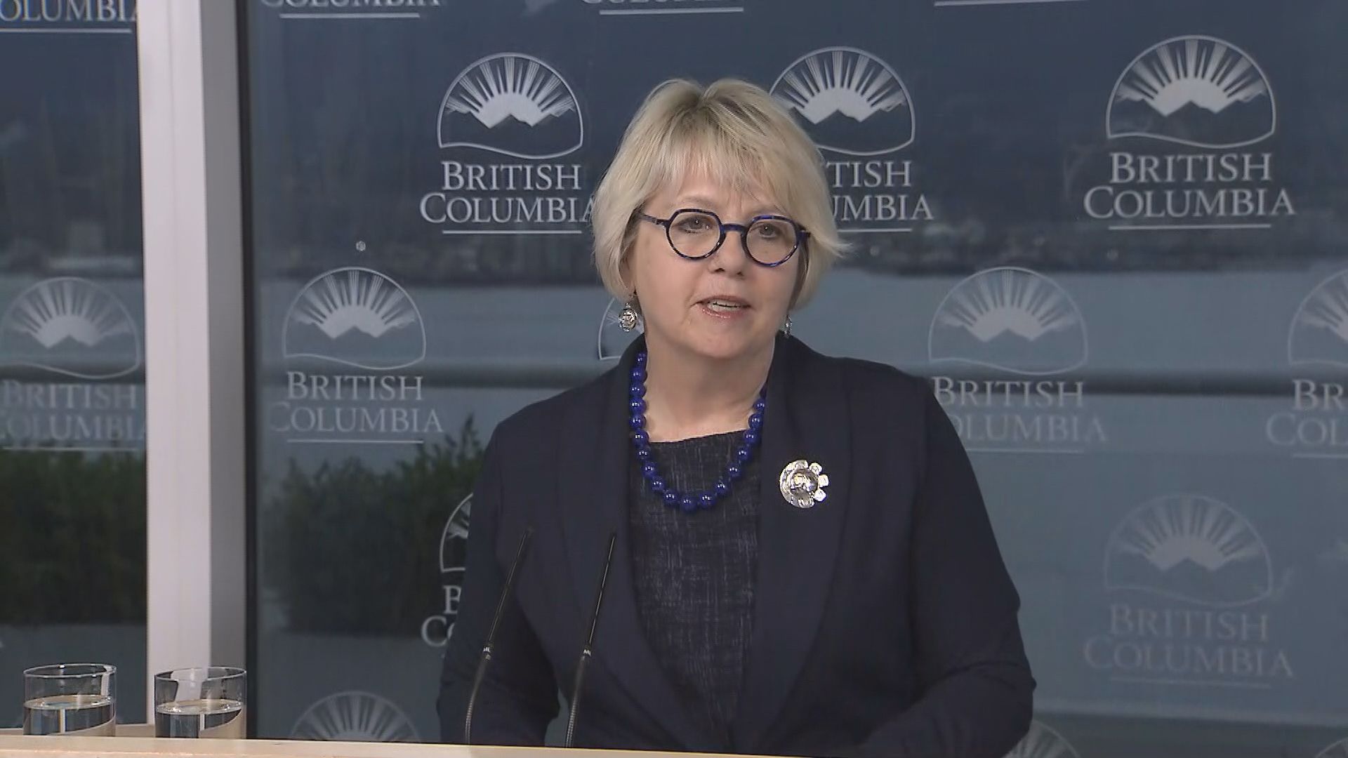 Provincial health officer Dr. Bonnie Henry speaks in Vancouver