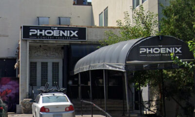 Exterior view of Phoenix Concert Theatre on Sherbourne Street in Toronto