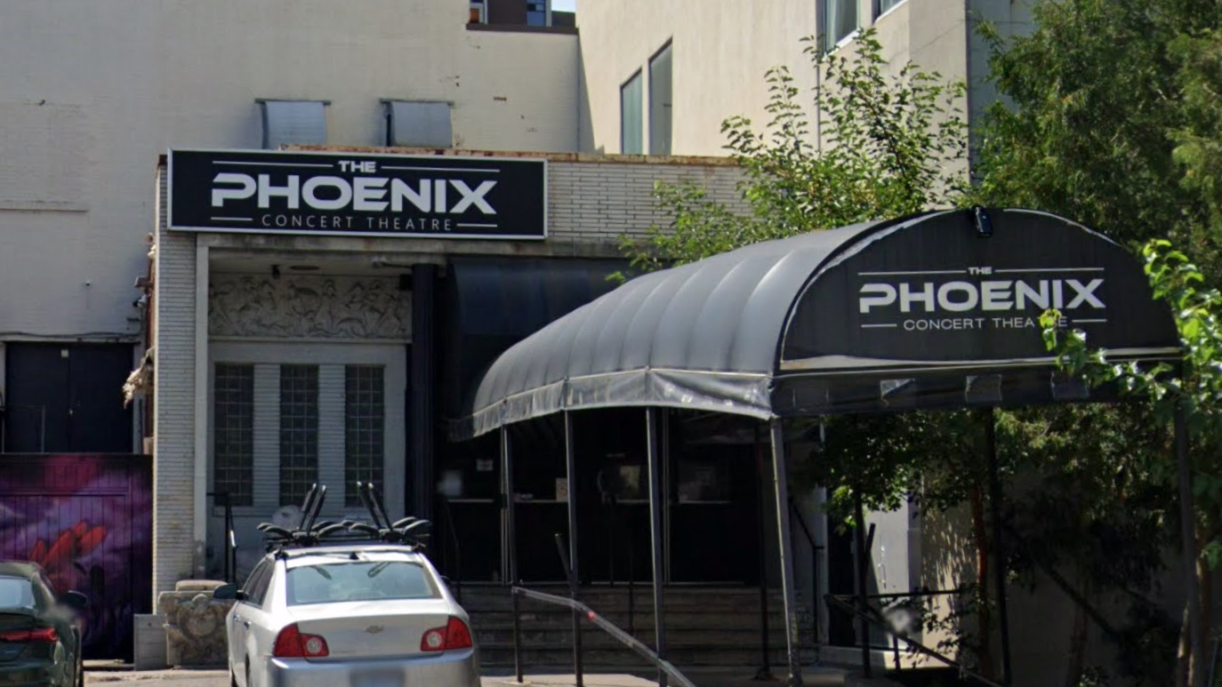 Exterior view of Phoenix Concert Theatre on Sherbourne Street in Toronto