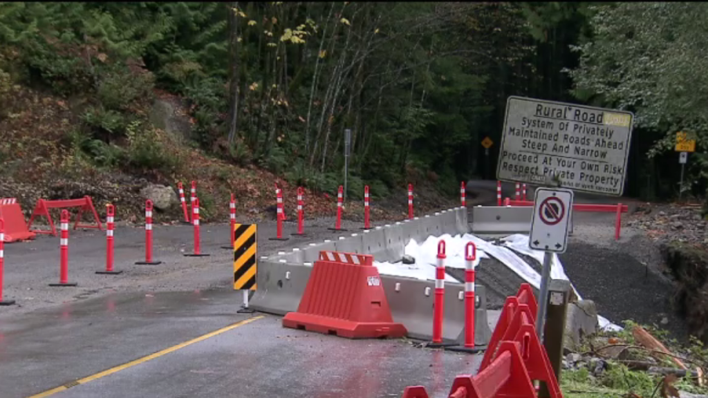 Indian River Drive in the District of North Vancouver is seen on October 27, 2024.