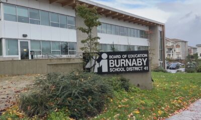 The exterior of the Burnaby School District building