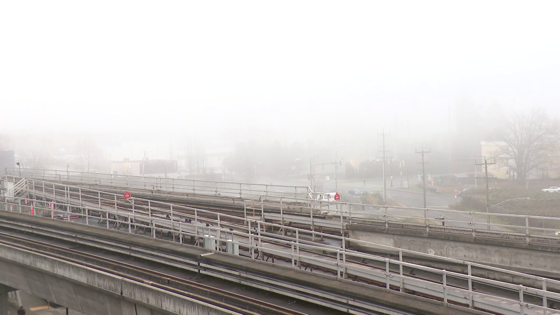 Dense fog is seen in Richmond on Wednesday December 4, 2024. (CityNews Image)