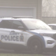 Surrey Police Service members outside a residence where a reported shooting occurred on Monday January 6, 2024.