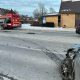 The scene of a collision involving a TTC bus on Weston Road on January 20, 2024. (Giancarlo DeSantis/CITYNEWS)