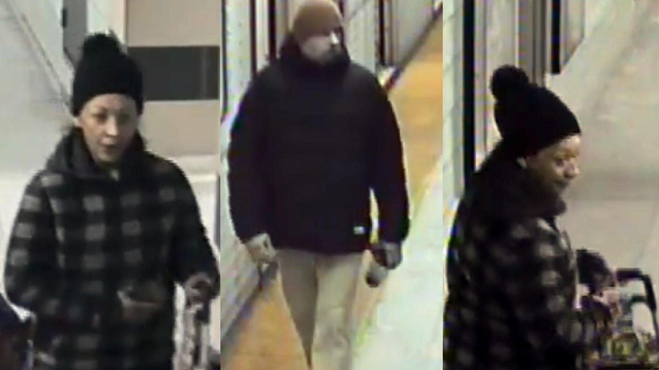 Two people wanted in a robbery investigation at Chester Subway Station. (Toronto Police Service)