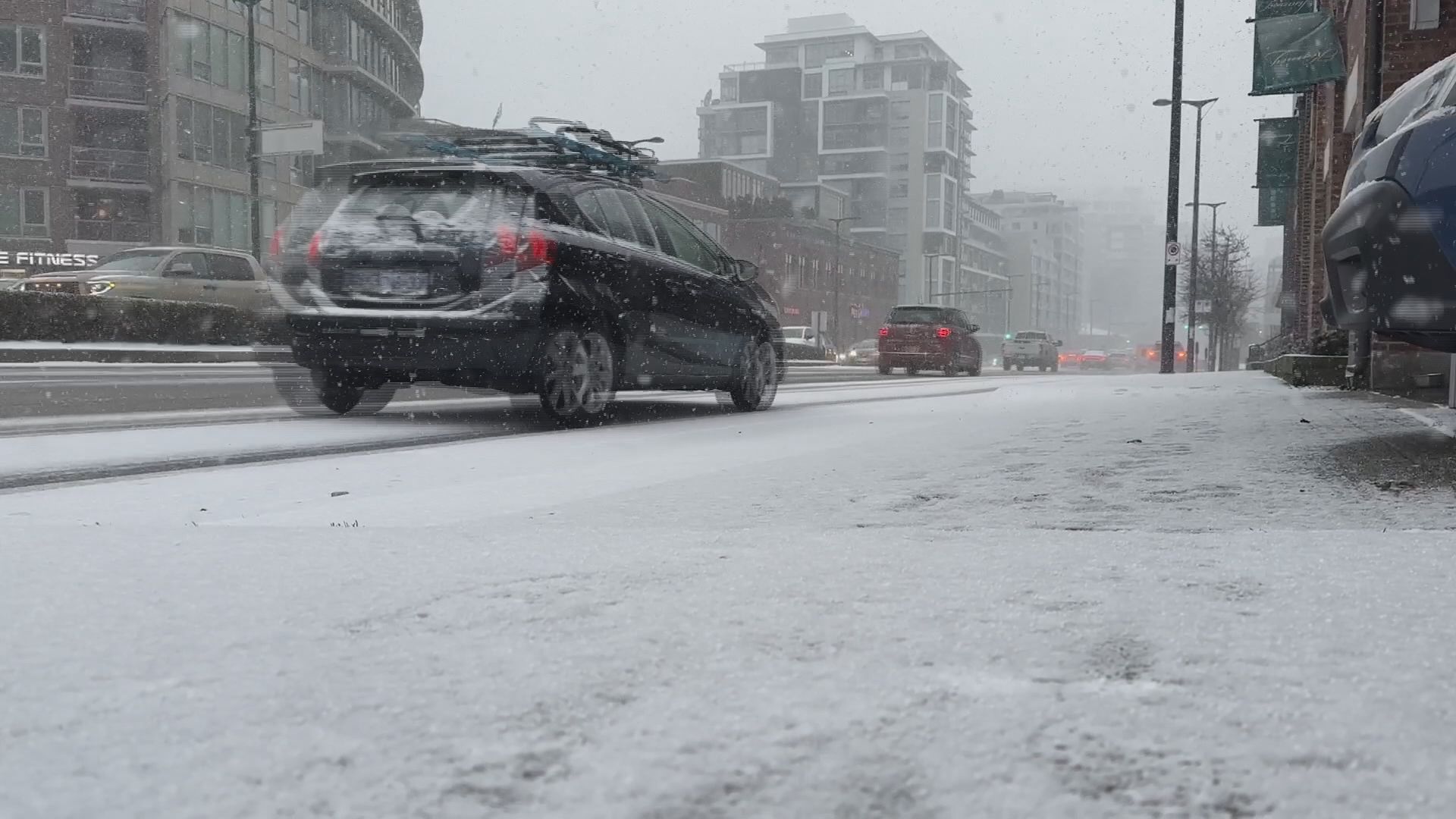 Snow falls in Metro Vancouver