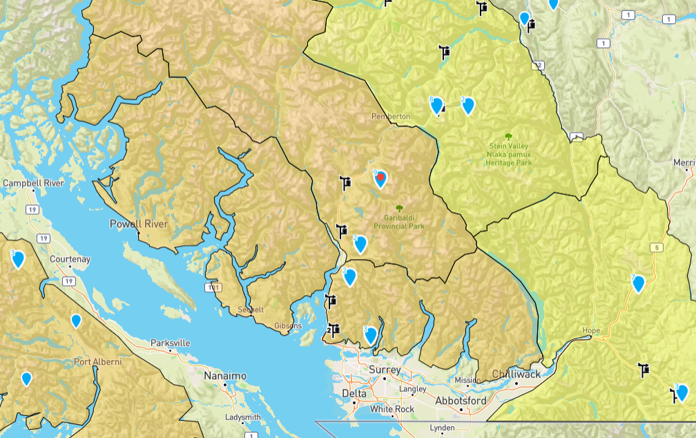 The avalanche danger rating in the alpine around parts of the South Coast is listed as considerable for the weekend, as of Jan. 26, 2024