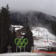 A view from the Olympic Plaza camera at Cypress Mountain on Wednesday, Jan. 31, 2024, shows little snow under the chair lift.