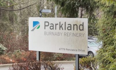 The Parkland refinery in Burnaby, B.C.