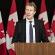 Minister of Immigration, Refugees and Citizenship Marc Miller speaks to the media during the federal cabinet retreat in Montreal on Jan. 22, 2024