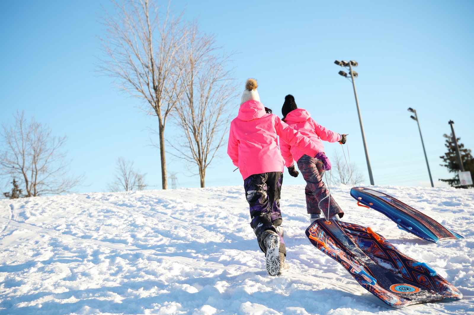 Tobogganing