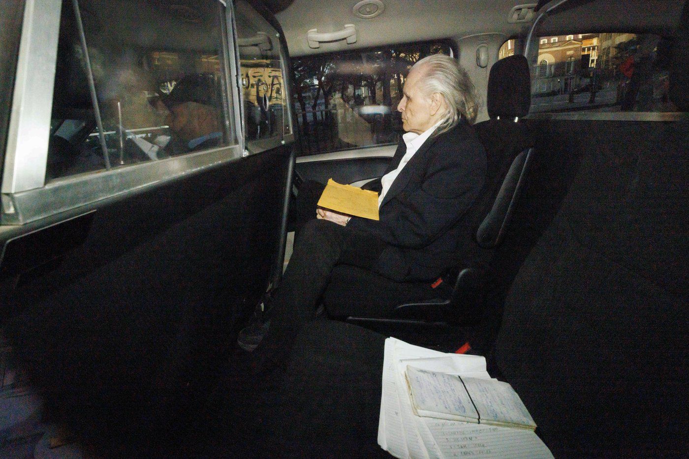 Peter Nygard is seen arriving at a courthouse in Toronto