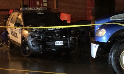 Toronto police cruiser crash