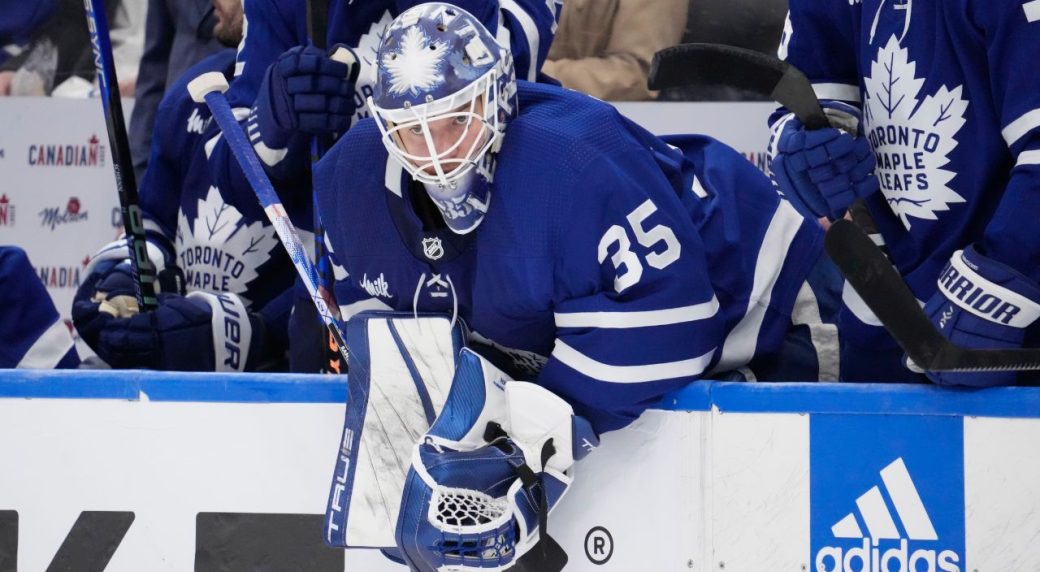 Toronto Maple Leafs goaltender Ilya Samsonov