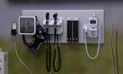 Medical equipment at an urgent care centre in Metro Vancouver.