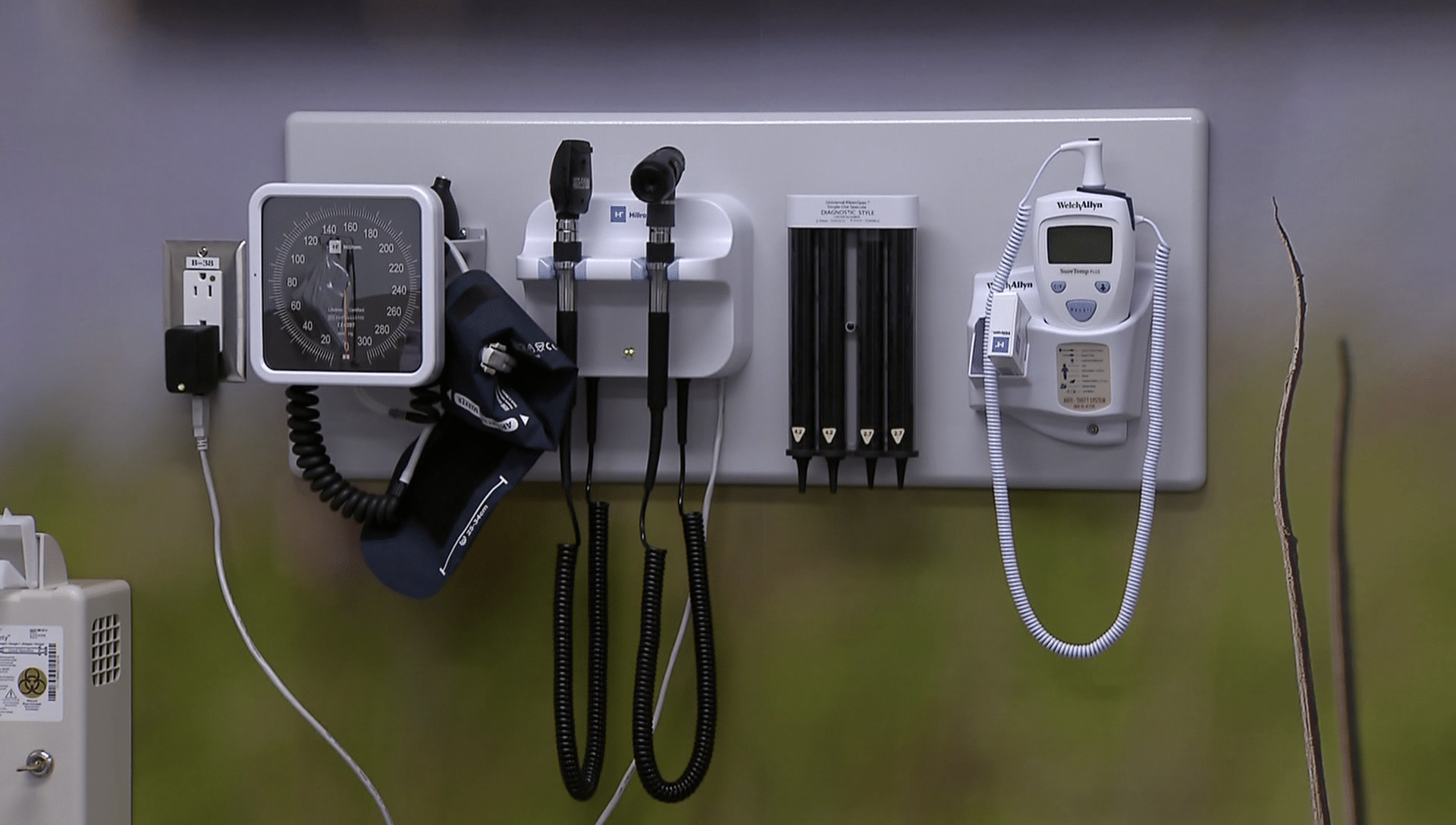 Medical equipment at an urgent care centre in Metro Vancouver.