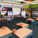 An empty classroom is shown in Toronto