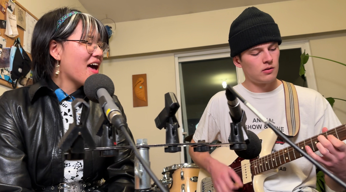 Ramen Fog vocalist Amy Tan and guitarist Rowan McDonald perform a stripped down version of the Vancouver indie pop-soul group’s song “My Body” ahead of a show at the Fox Cabaret.