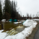 Flooding is seen in Whistler on Jan. 30, 2024.