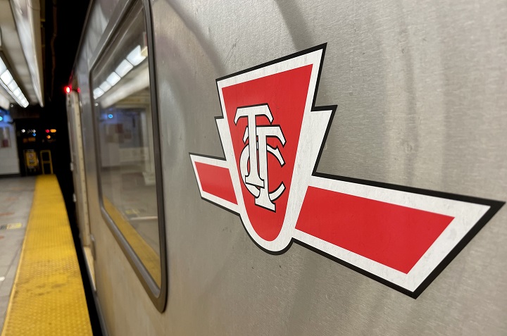 A TTC subway train