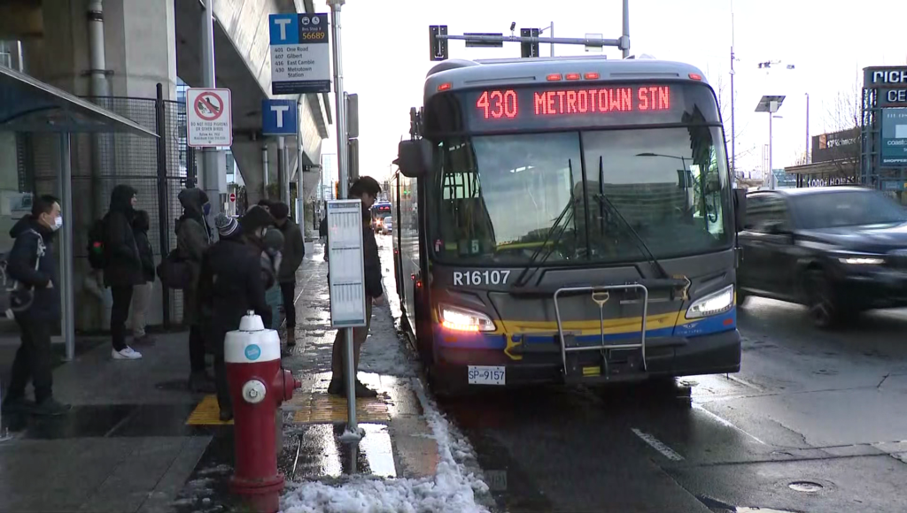 A TransLink bus.