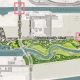 A rendering shows the redesigned roads in the Port Lands. HANDOUT / Waterfront Toronto