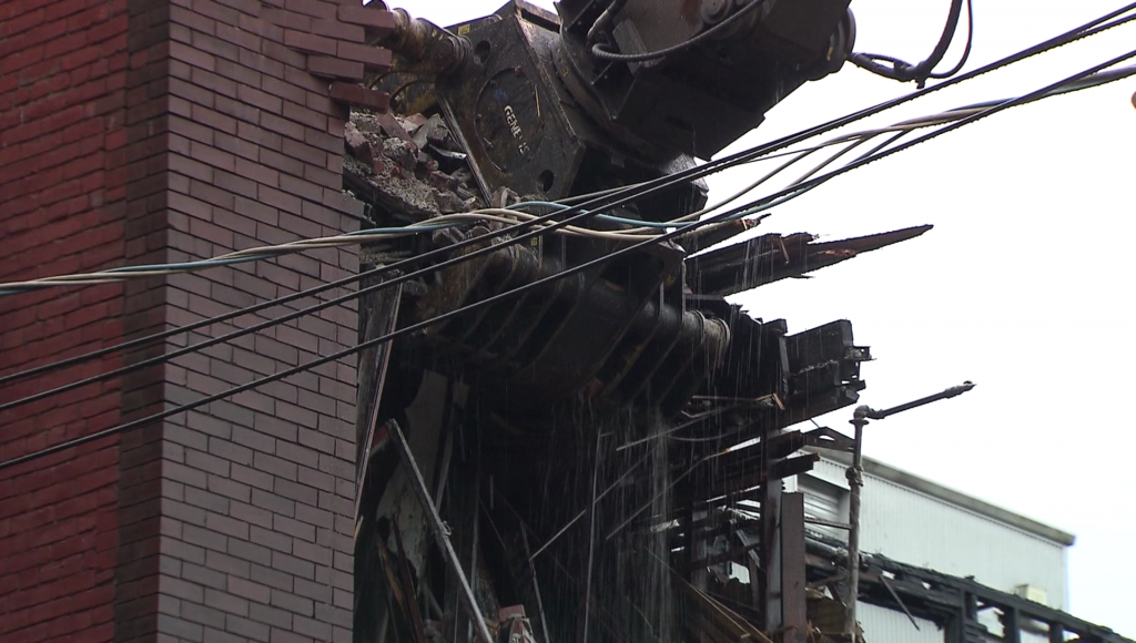 Winters Hotel Gastown Fire Vancouver Demolition