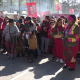 Crowds gathered for the Women’s Memorial March in Vancouver on Tuesday February 14th, 2023. (CityNews Image)