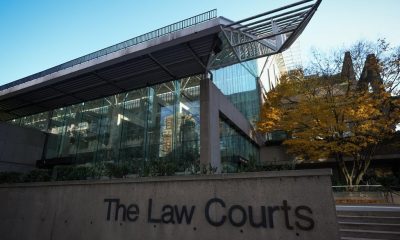 The Law Courts building, which is home to B.C. Supreme Court and the Court of Appeal, is seen in Vancouver, on Thursday, November 23, 2023.