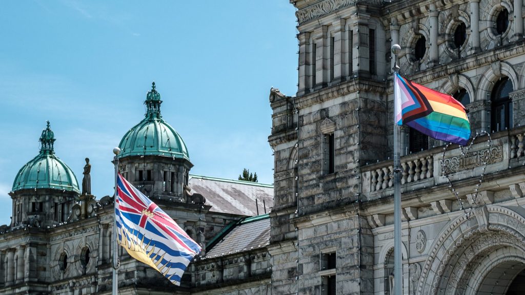 The B.C. Legislature in Victoria.