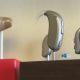 Hearing aids displayed at a clinic