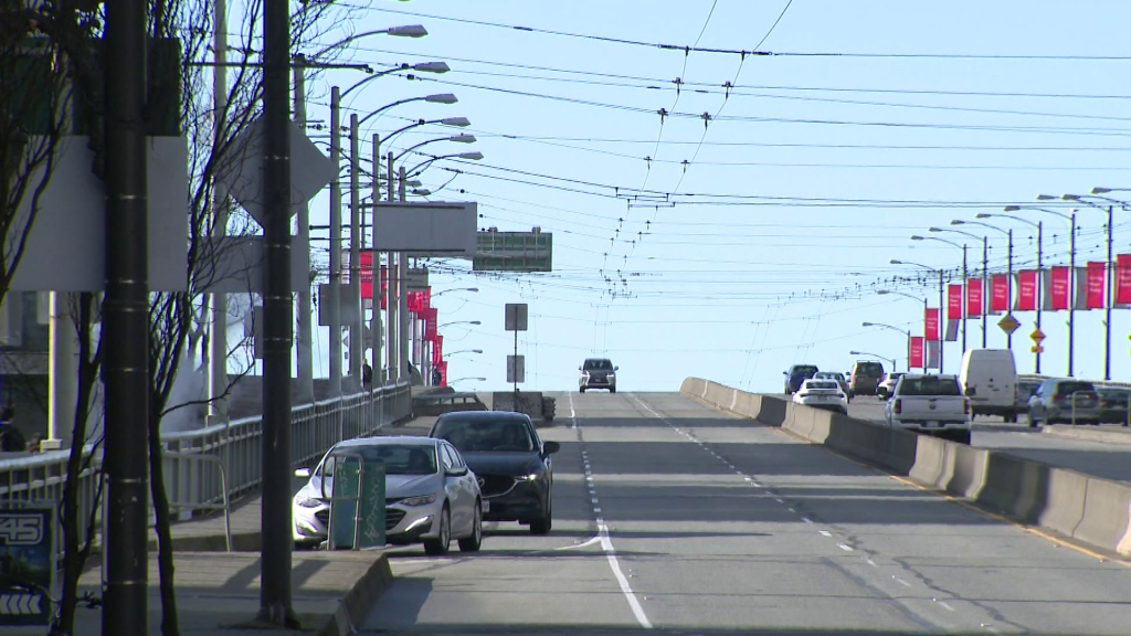 The Granville Street Bridge in Vancouver. (CityNews Image)