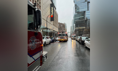 The Vancouver Fire Rescue Services Hazardous Materials team says it was called out to Homer Street near East Georgia Sunday morning due to a diesel leak.