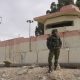 An Israeli soldier stands at the Nitzana border crossing with Egypt in southern Israel