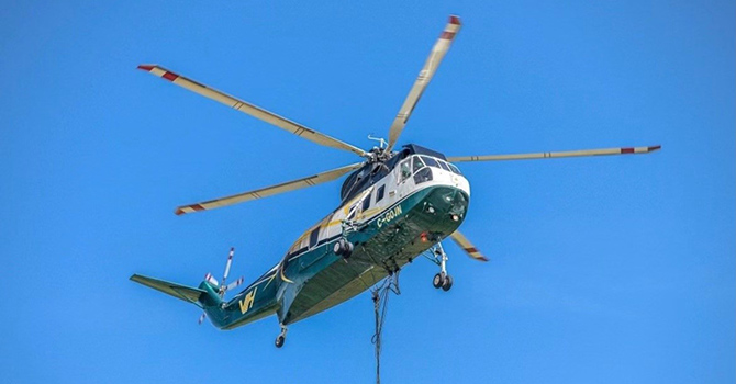 The City of Vancouver says the area of Granville and Dunsmuir will be closed for part of the weekend for pedestrians and vehicles to allow a helicopter to transport industrial-sized cooling tower units to the roof of a building at 609 Granville Street.