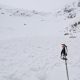 This photo provided by Mount Washington Avalanche Center shows the aftermath of an avalanche on Mount Washington on Saturday, Feb. 25, 2023, in N.H