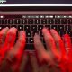 A man uses a computer keyboard in Toronto in this Sunday, Oct. 9, 2023 photo illustration. THE CANADIAN PRESS/Graeme Roy