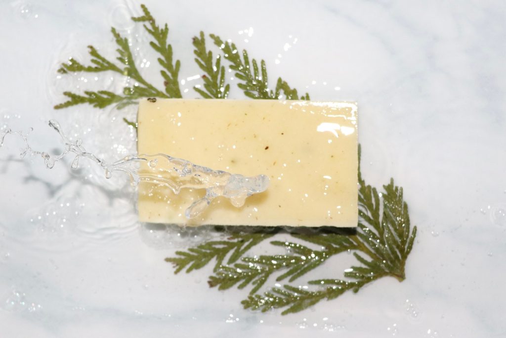 Cedar soap, made by Sisters Sage and sold at the company's new East Vancouver storefront.