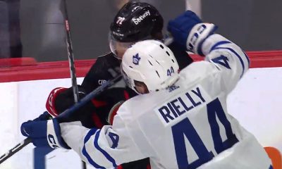 Toronto Maple Leafs defenceman Morgan Reilly