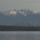 The view of the mountains from Crescent Beach on Saturday, Feb. 18, 2024.