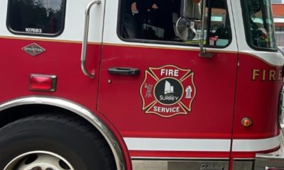 FILE — A City of Surrey fire engine is seen.