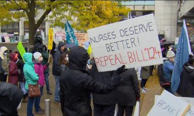 Nurse rally against Bill 124