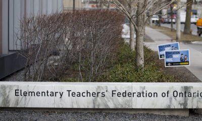 Elementary Teachers' Federation of Ontario (ETFO) headquarters is seen in Toronto