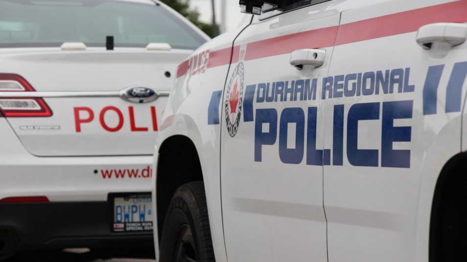 A Durham Regional Police cruiser.