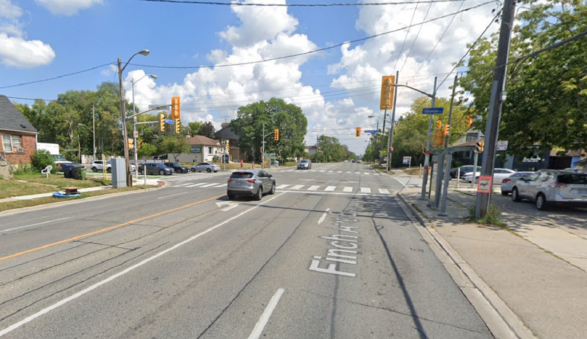 A file photo of the intersection of WIllowdale Avenue and Finch Avenue East.